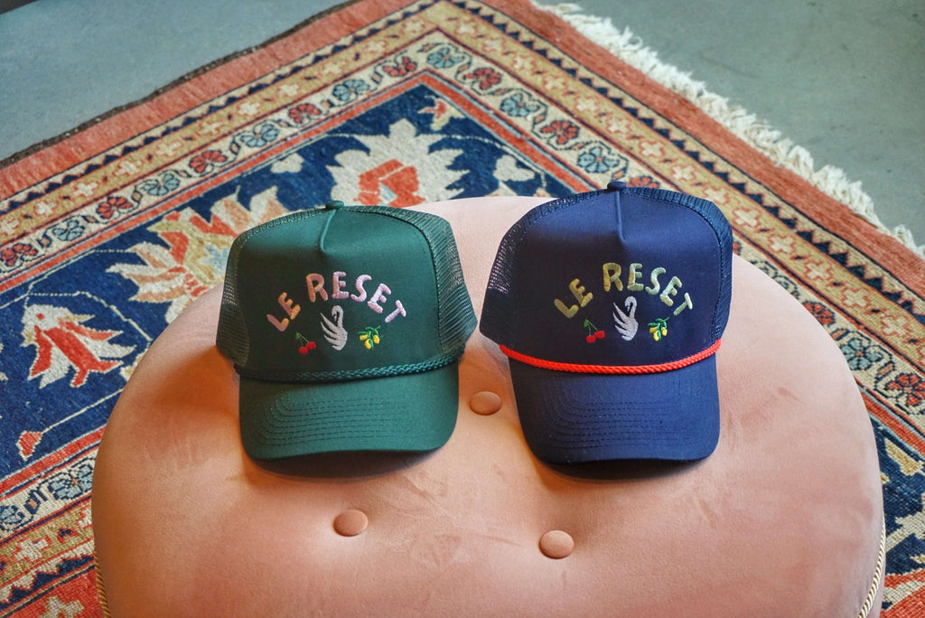Le Reset Trucker Hat - Embroidered in Nashville