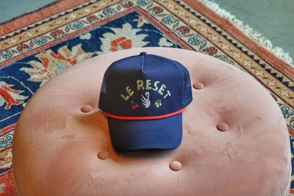 Le Reset Trucker Hat - Embroidered in Nashville