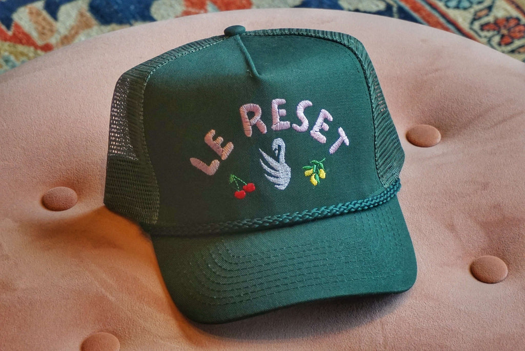 Le Reset Trucker Hat - Embroidered in Nashville